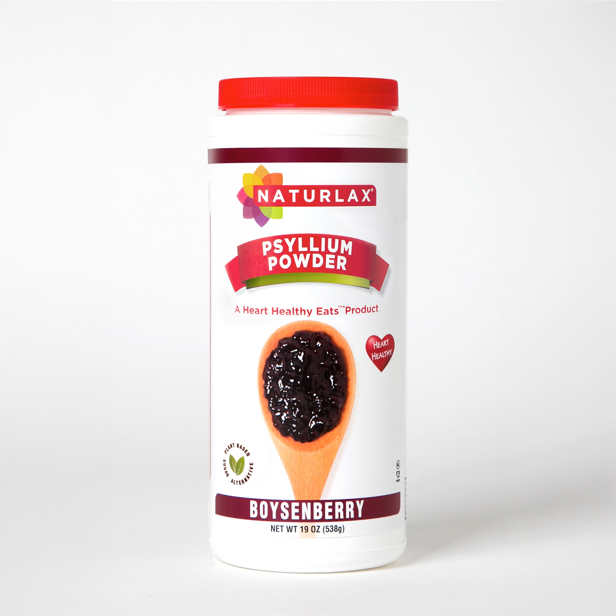 Boysenberry Flavored Psyllium Husk Fiber Powder, Sugar-Free