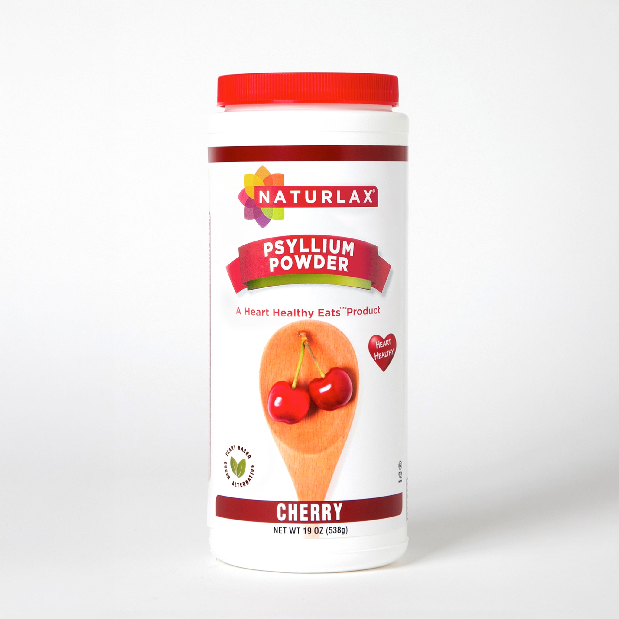 Cherry Flavored Psyllium Husk Fiber Powder, Sugar-Free