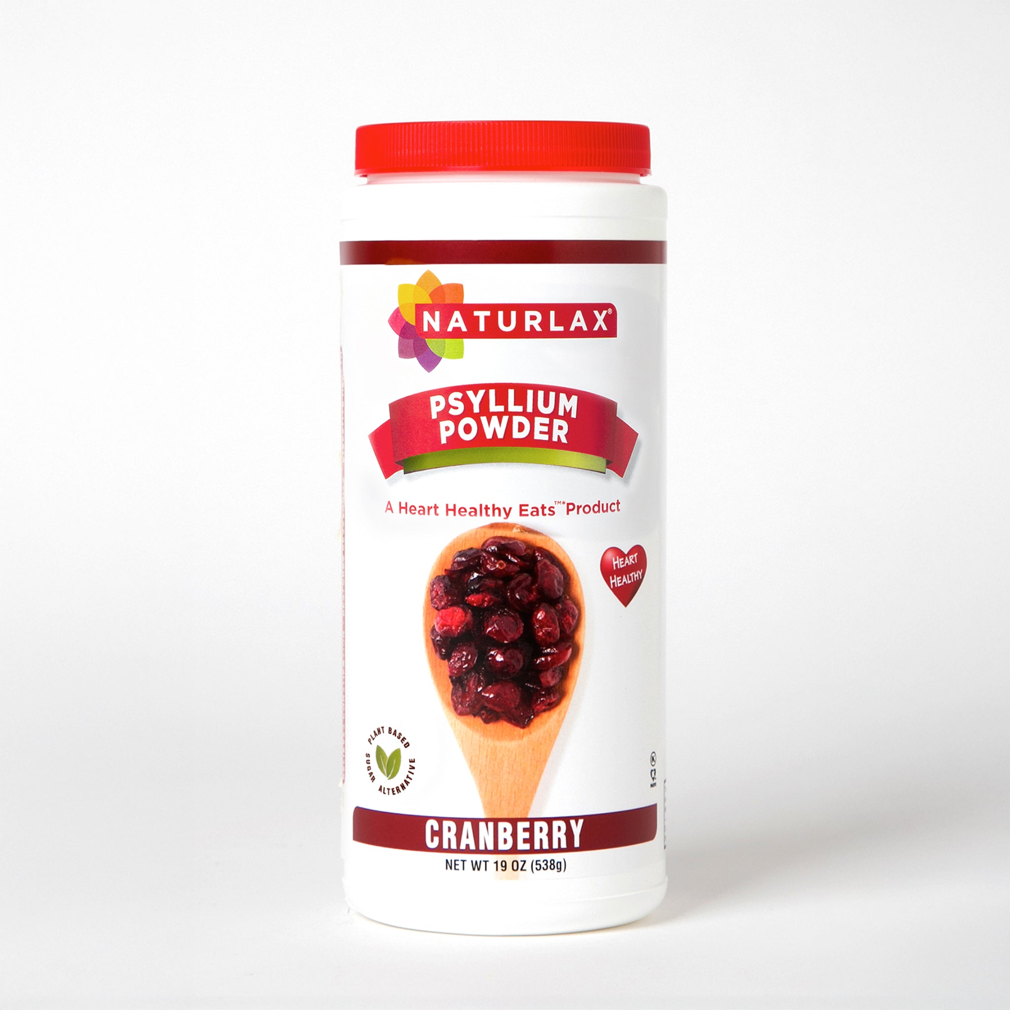 Cranberry Flavored Psyllium Husk Fiber Powder, Sugar-Free