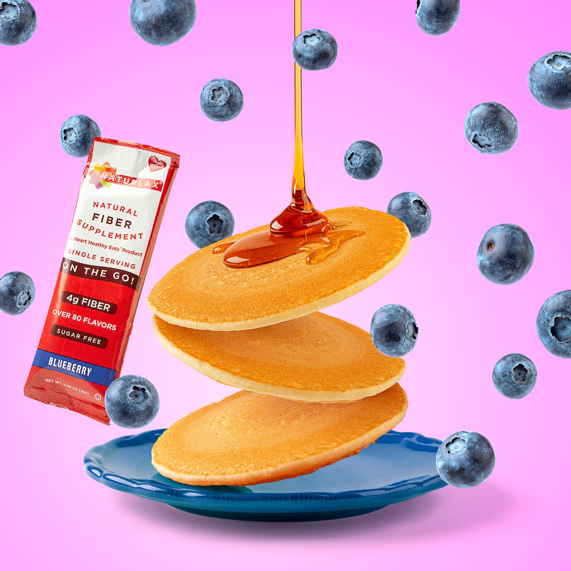 mixed into pancake mix