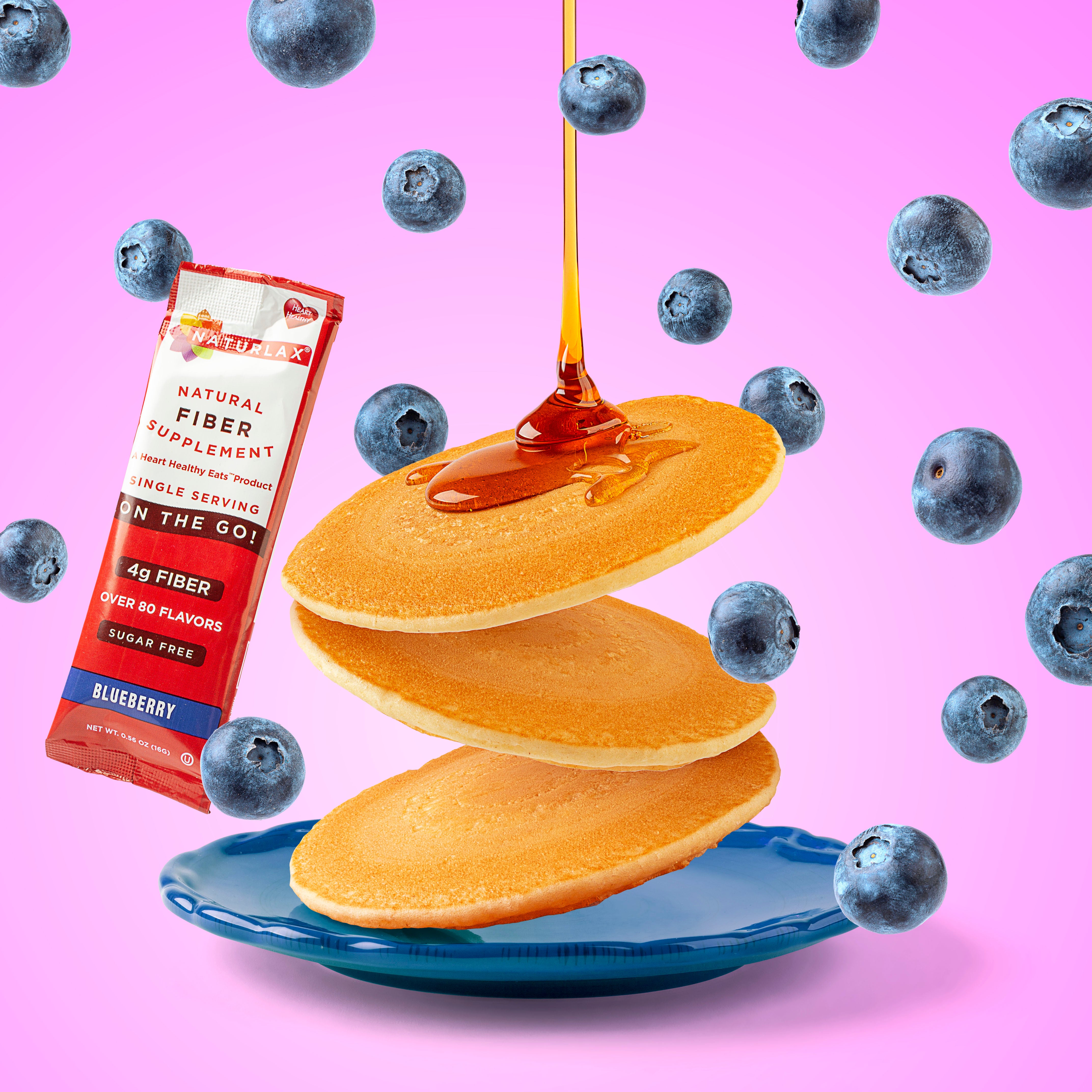 mixed into pancake mix