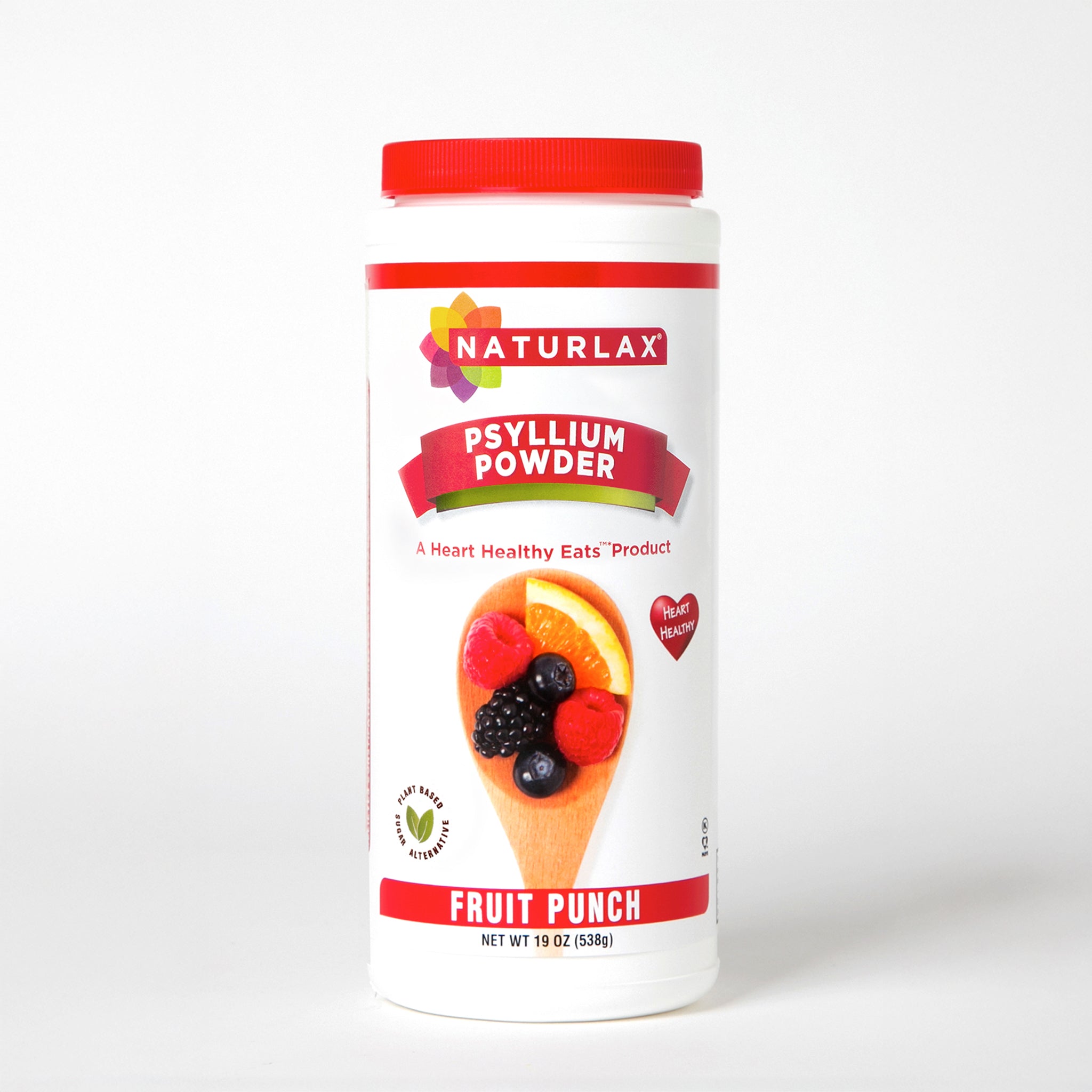Fruit Punch Flavored Psyllium Husk Fiber Powder, Sugar-Free
