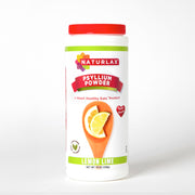 Lemon Lime Flavored Psyllium Husk Fiber Powder, Sugar-Free