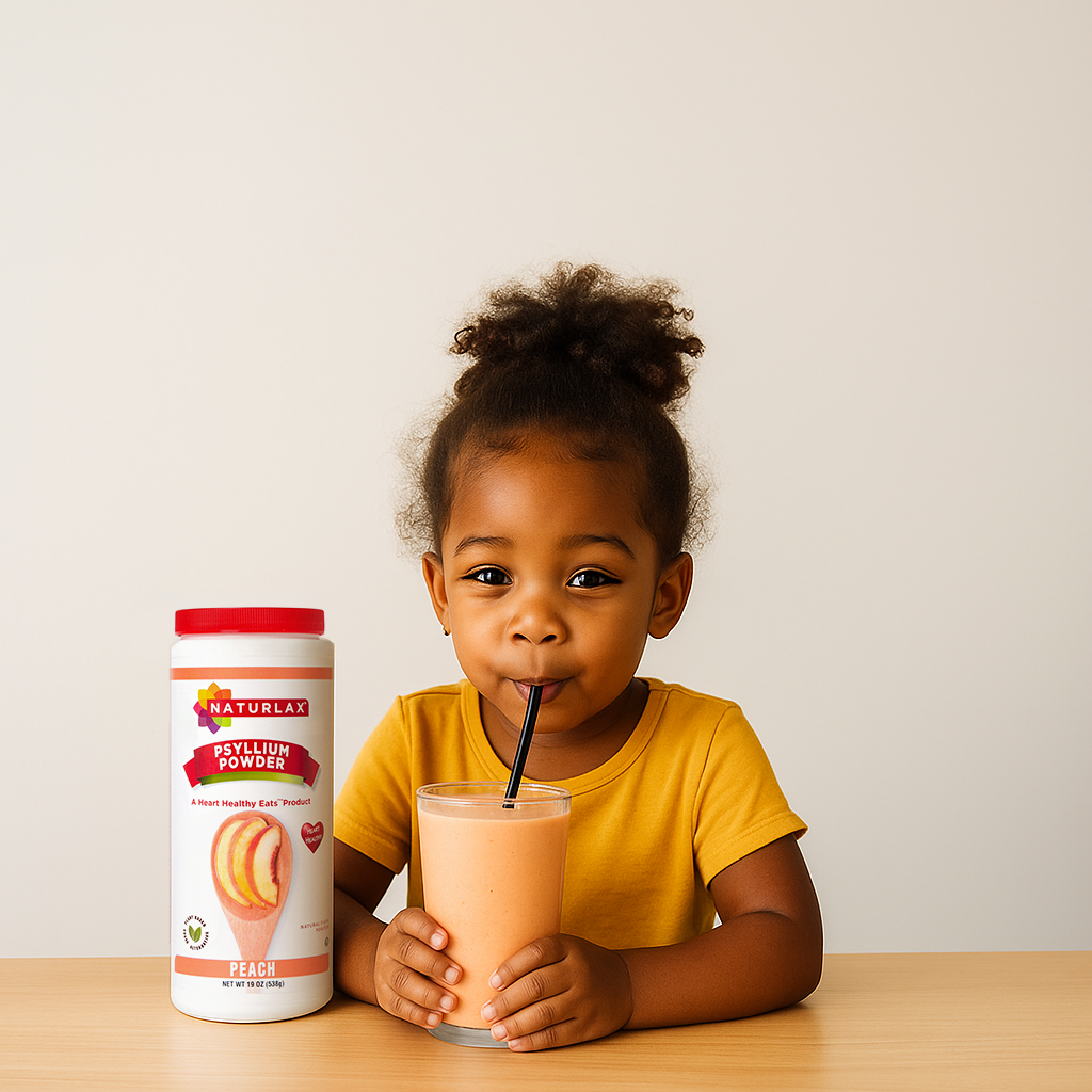 Peach Flavored Psyllium Husk Fiber Powder