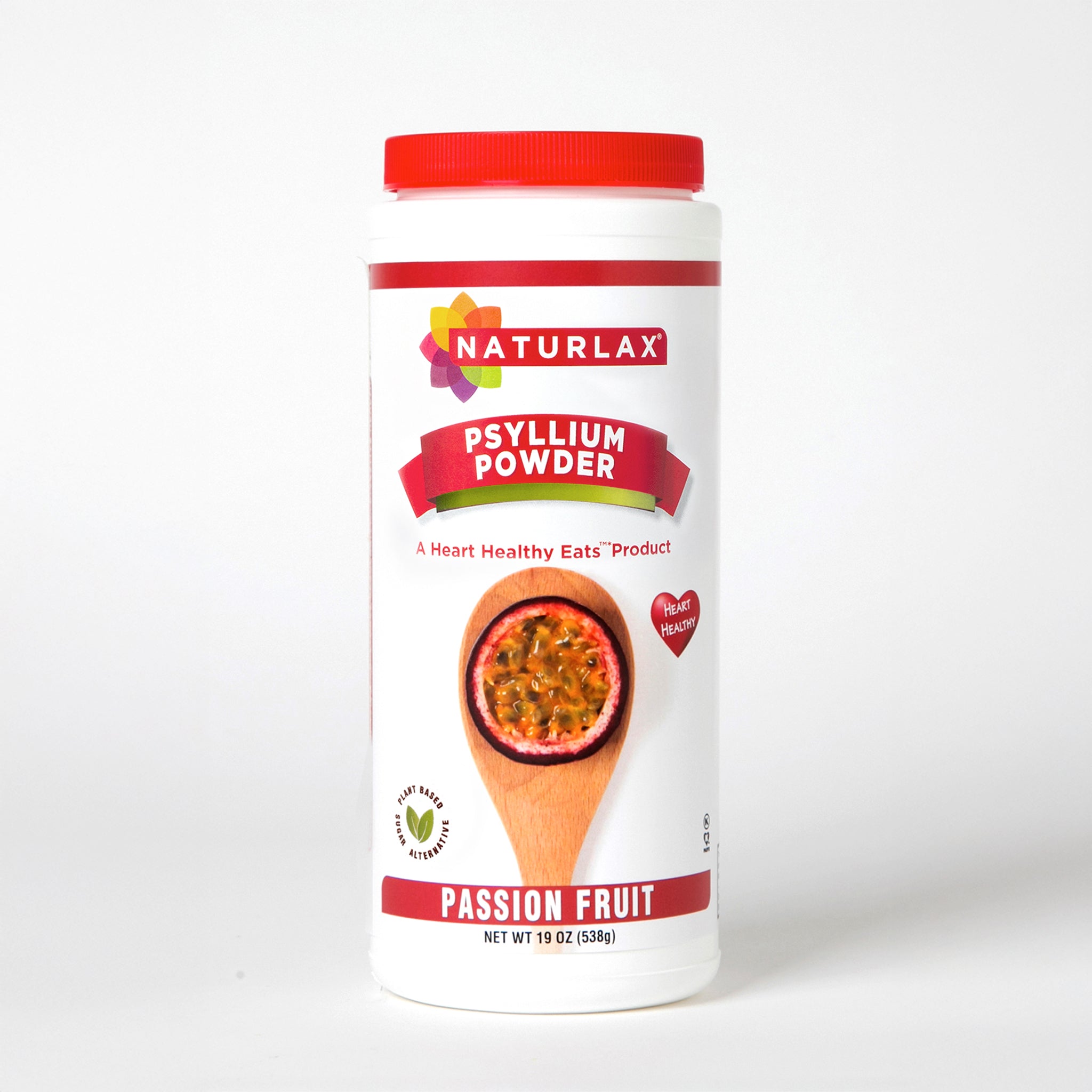 Passion Fruit Flavored Psyllium Husk Fiber Powder, Sugar-Free