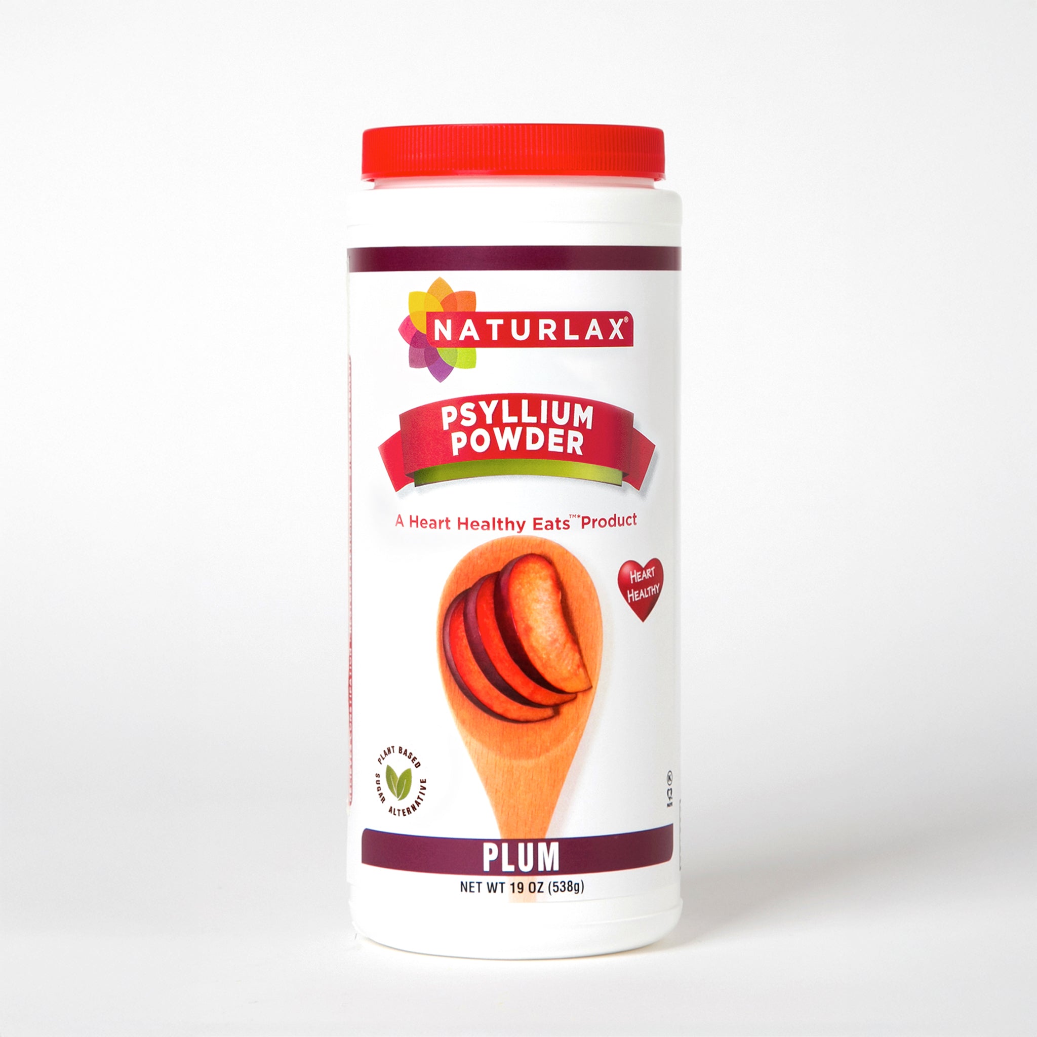 Plum Flavored Psyllium Husk Fiber Powder, Sugar-Free