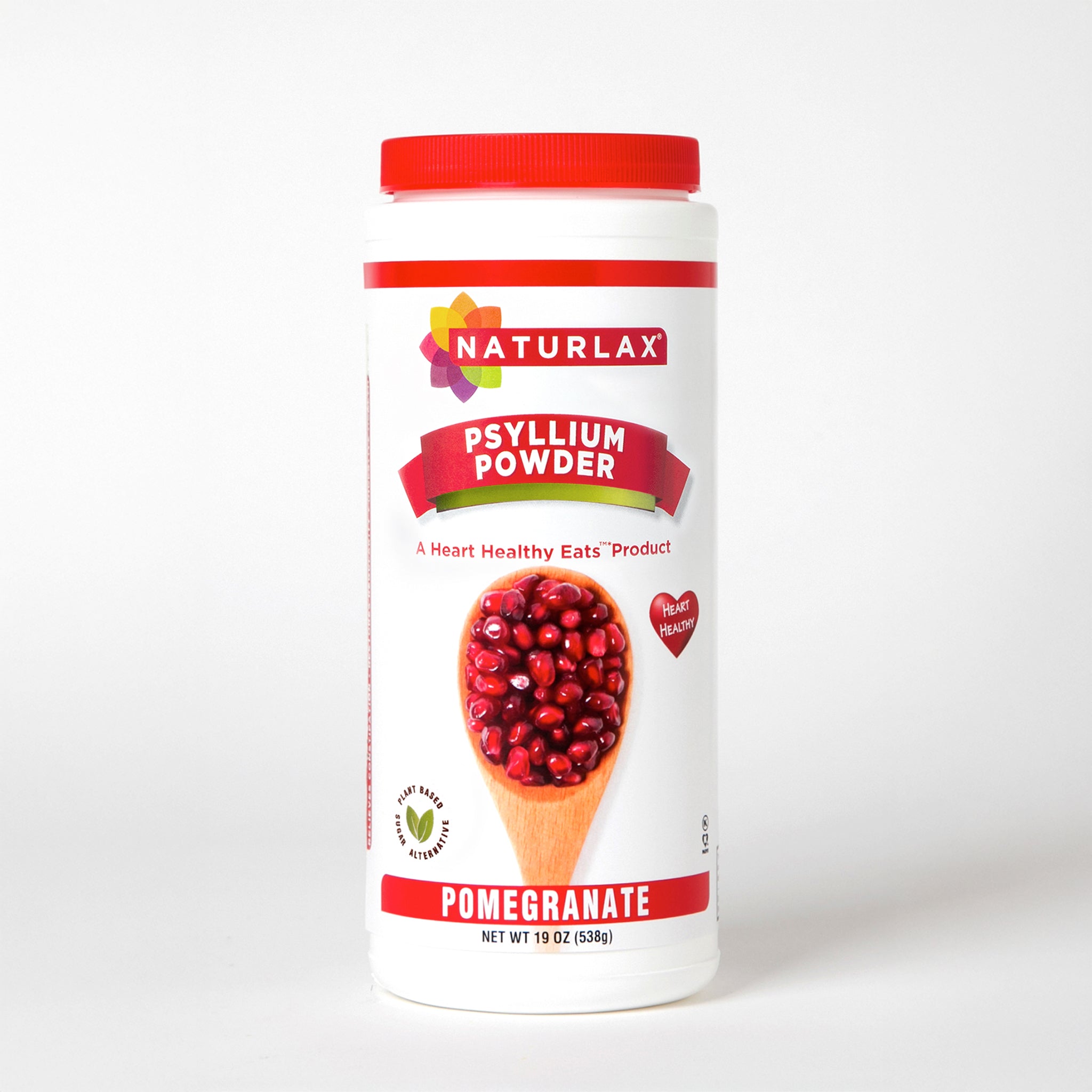 Pomegranate Flavored Psyllium Husk Fiber Powder, Sugar-Free