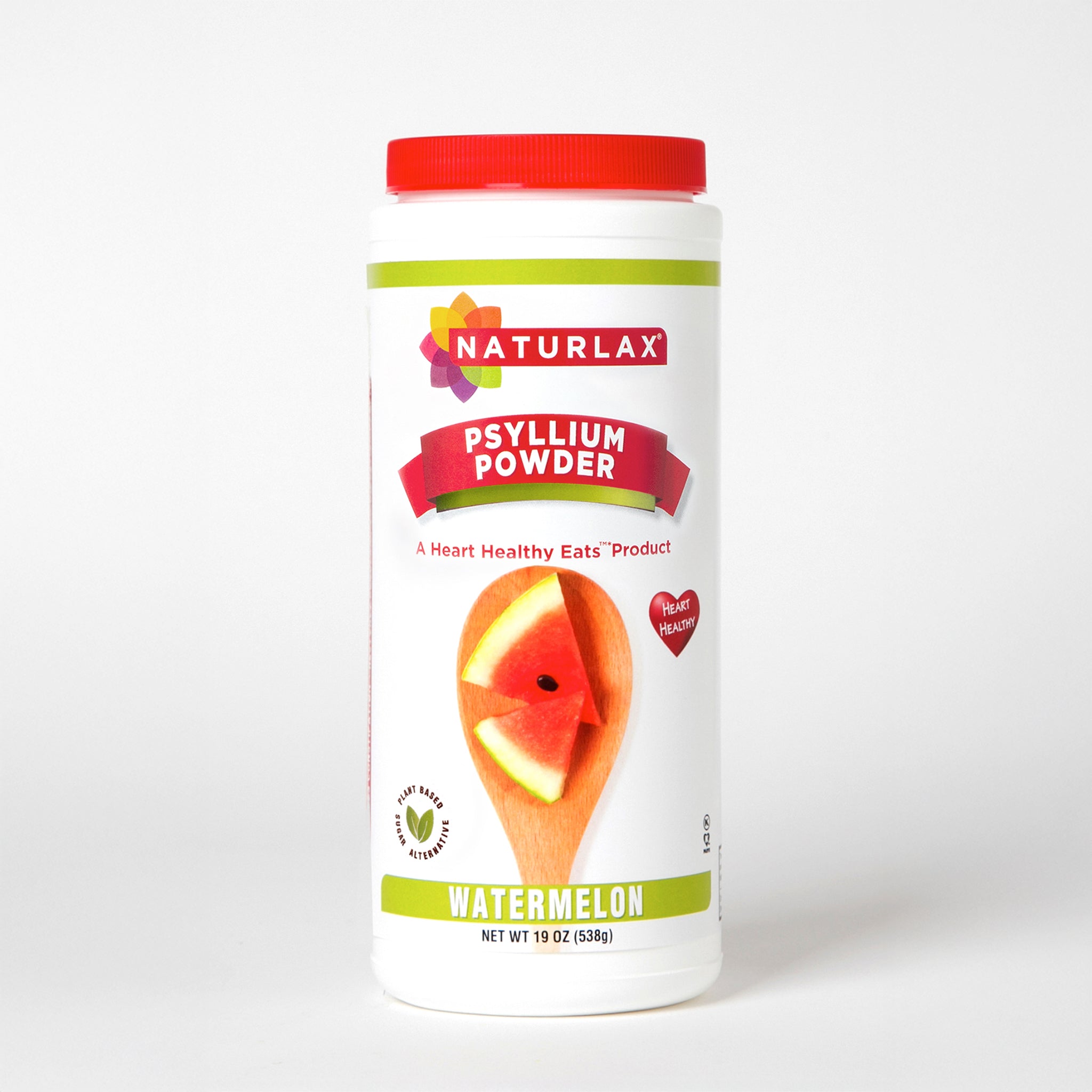 Watermelon Flavored Psyllium Husk Fiber Powder, Sugar-Free