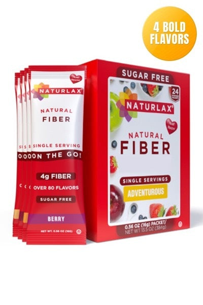 Adventurous Flavors Variety Fiber Packets (24-Pack), Sugar-Free