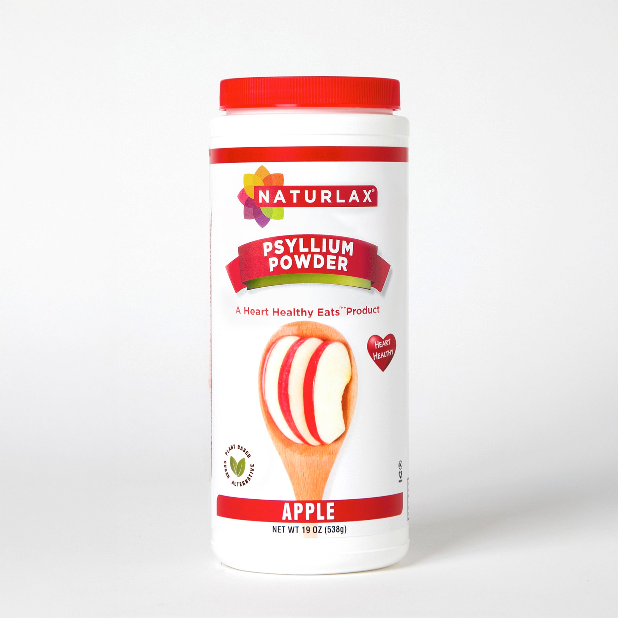 Apple Flavored Psyllium Husk Fiber Powder, Sugar-Free