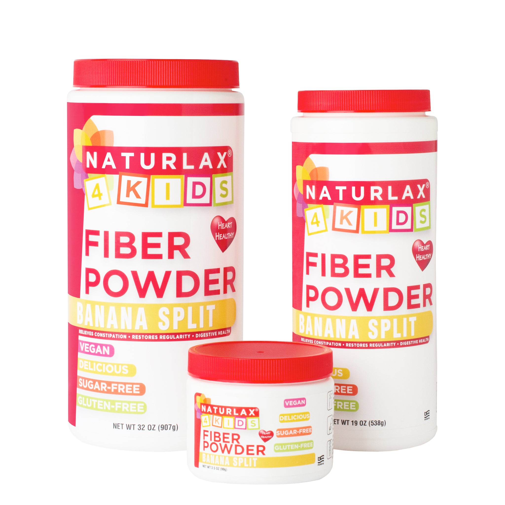 Banana Split Flavored Fiber for Kids, Sugar-Free