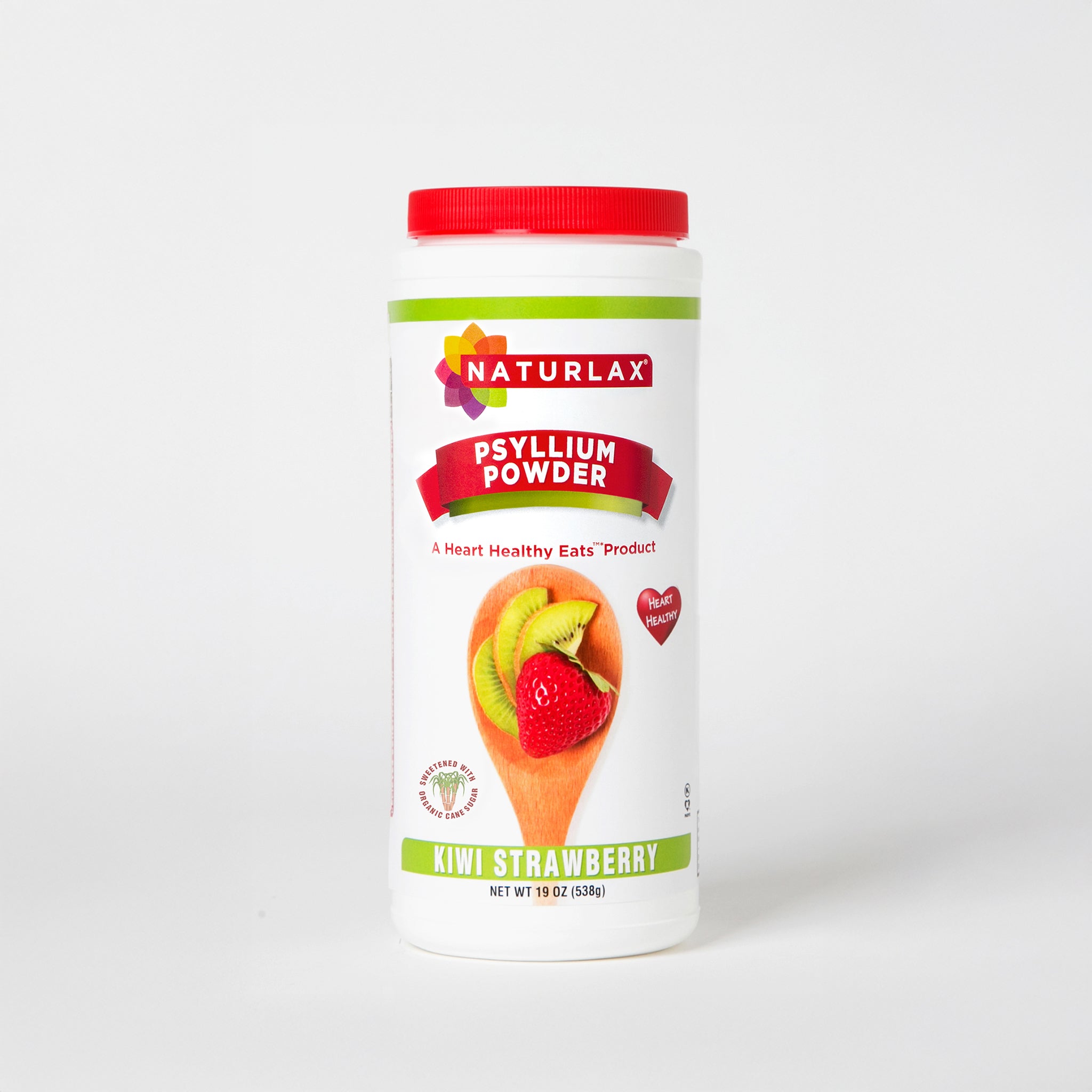 Kiwi Strawberry Flavored Psyllium Husk Fiber Powder with Organic Sugar Cane