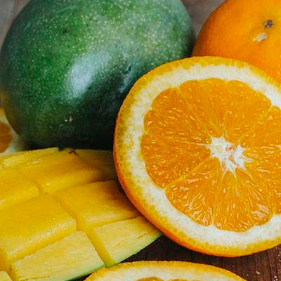 Orange Mango Passion Flavored Psyllium Husk Fiber Powder, Sugar-Free