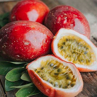 Passion Fruit Flavored Psyllium Husk Fiber Powder, Sugar-Free