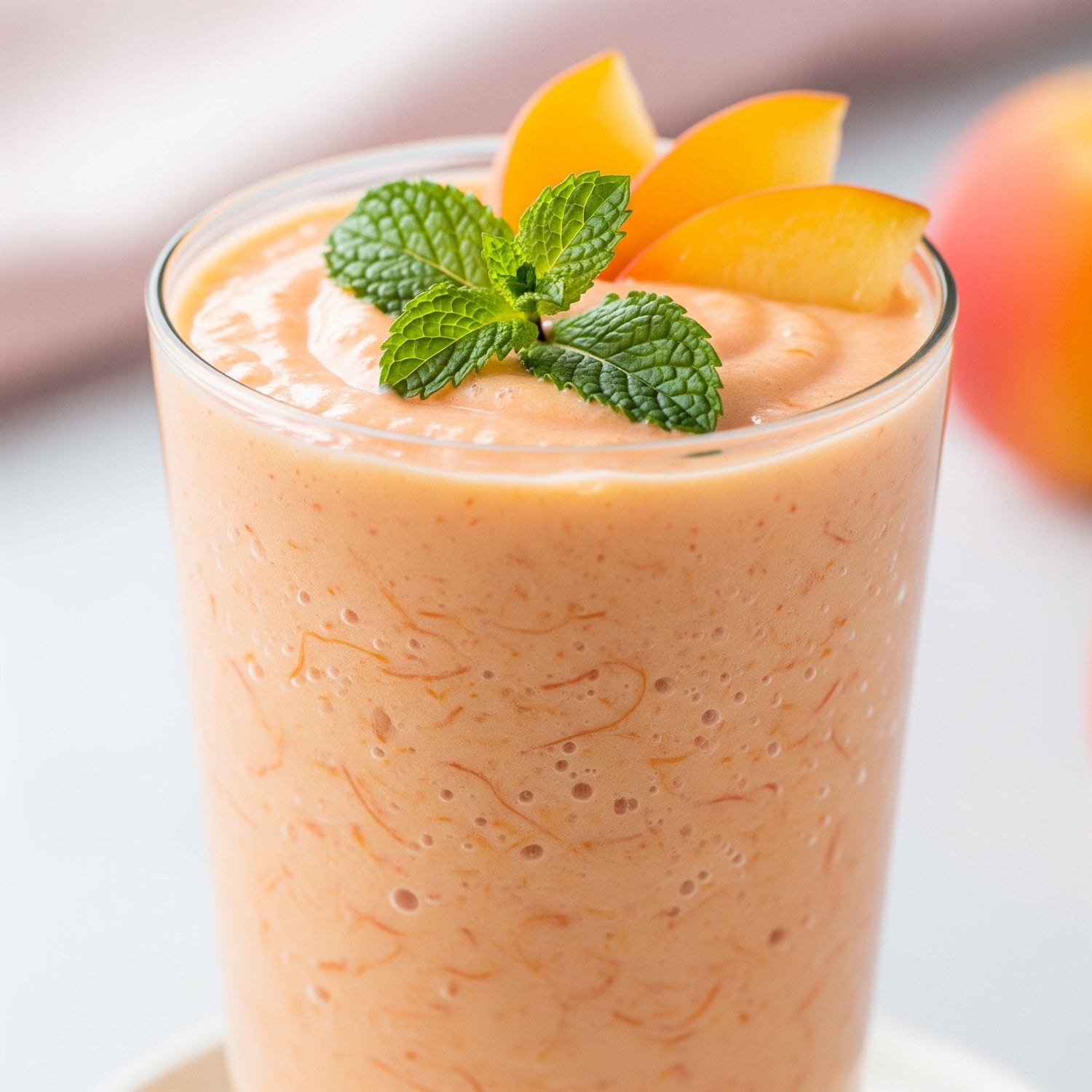 Peach Fiber Smoothie
