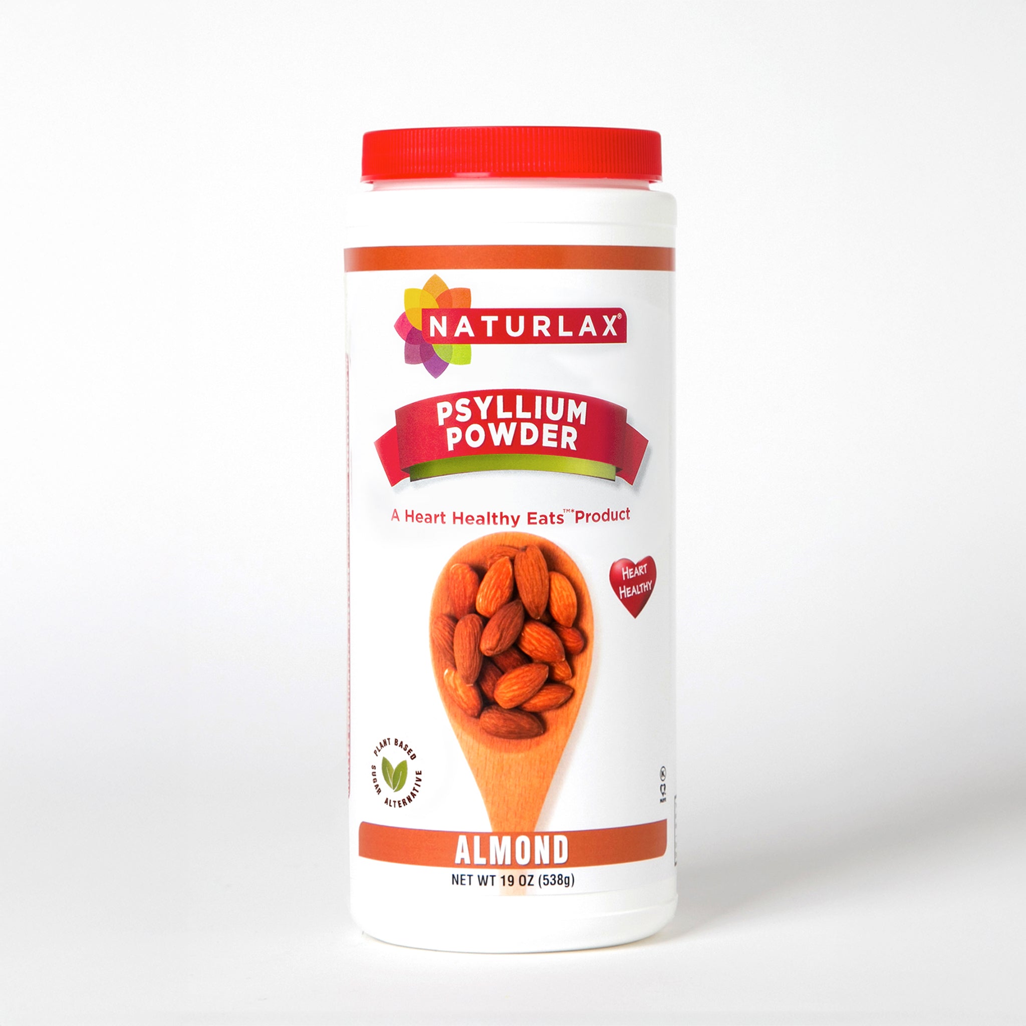 Almond Flavored Psyllium Husk Fiber Powder, Sugar-Free