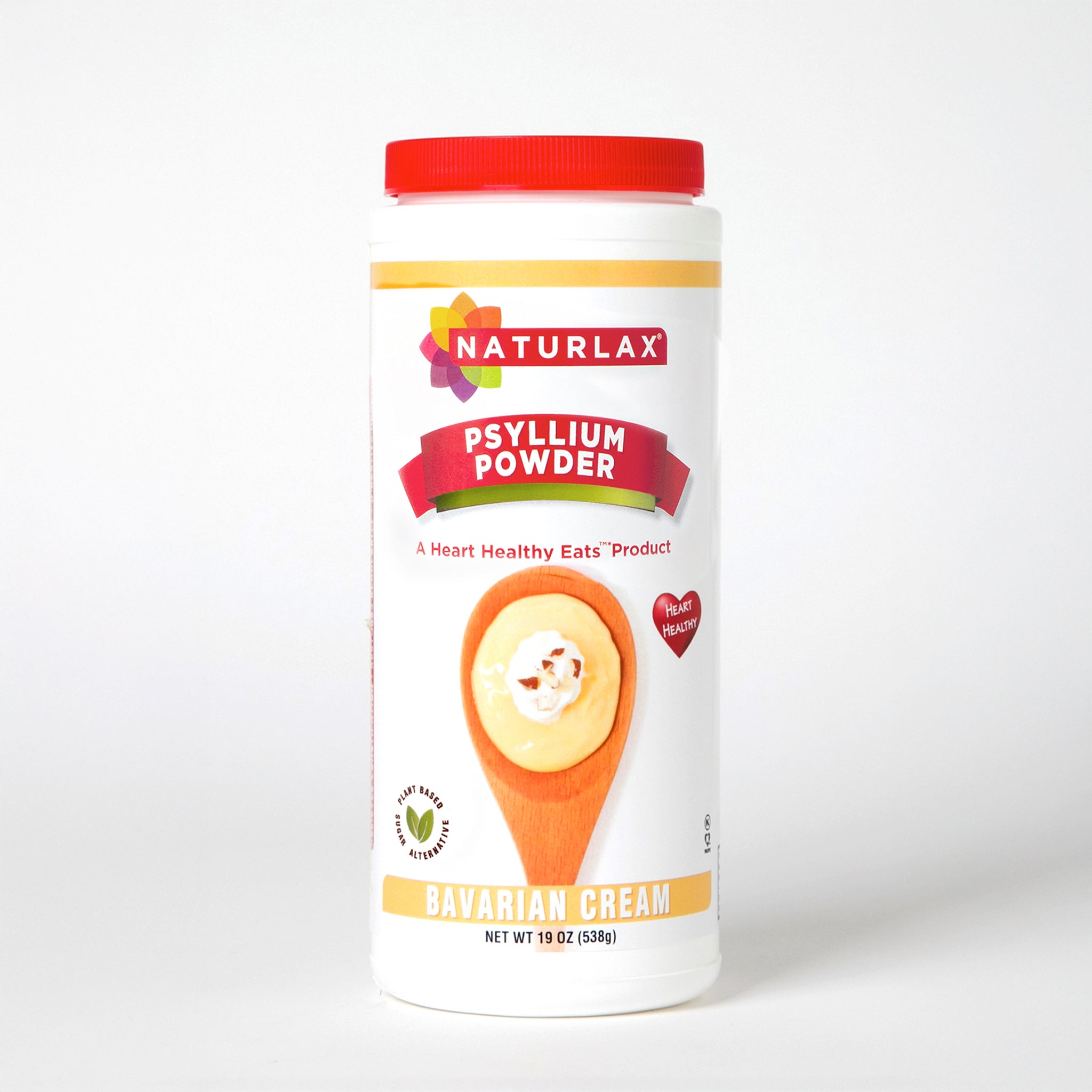 Bavarian Cream Flavored Psyllium Husk Fiber Powder, Sugar-Free