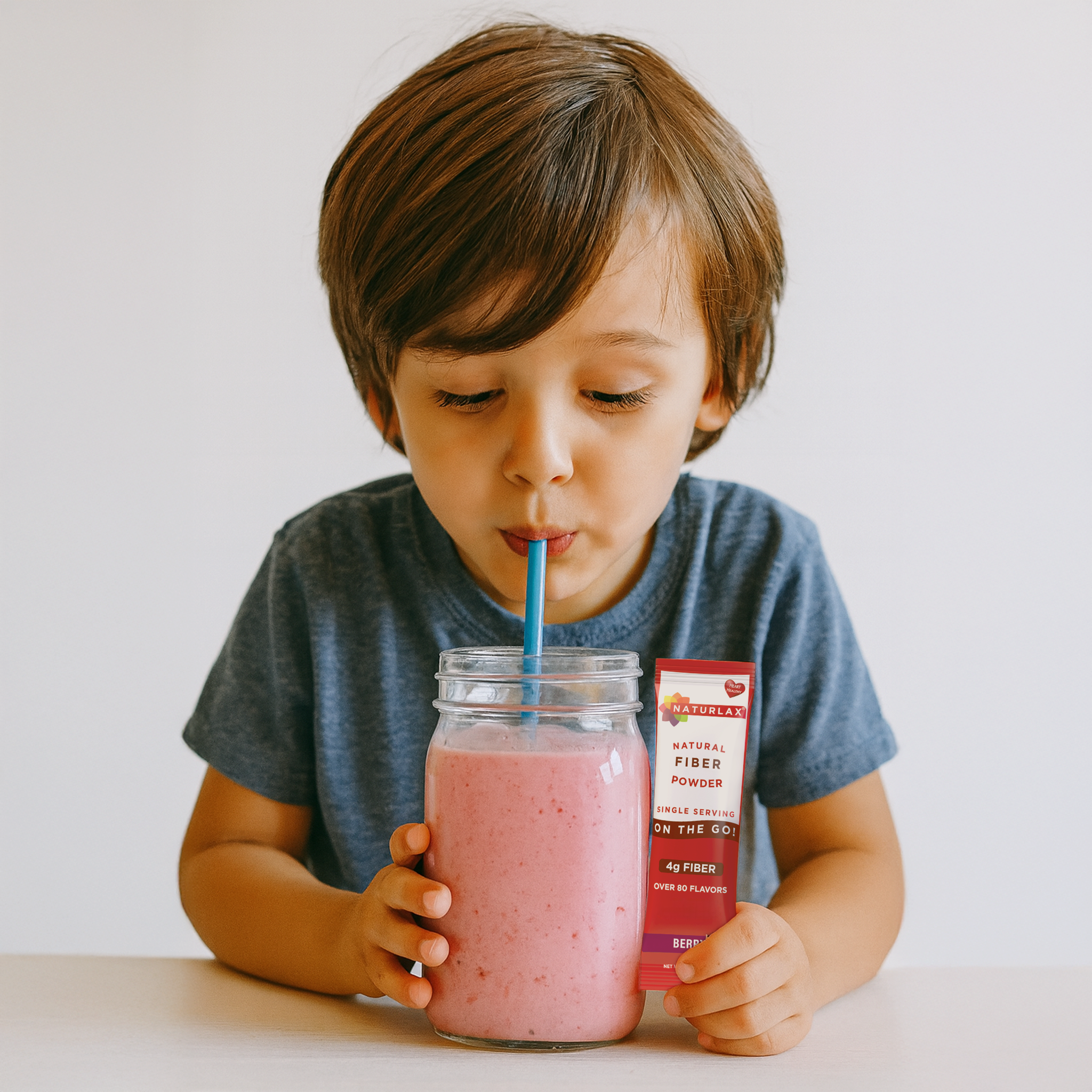 Kid Friendly Flavors Variety Fiber Packets (24-Pack) "Adults can have it too"  , Sugar-Free