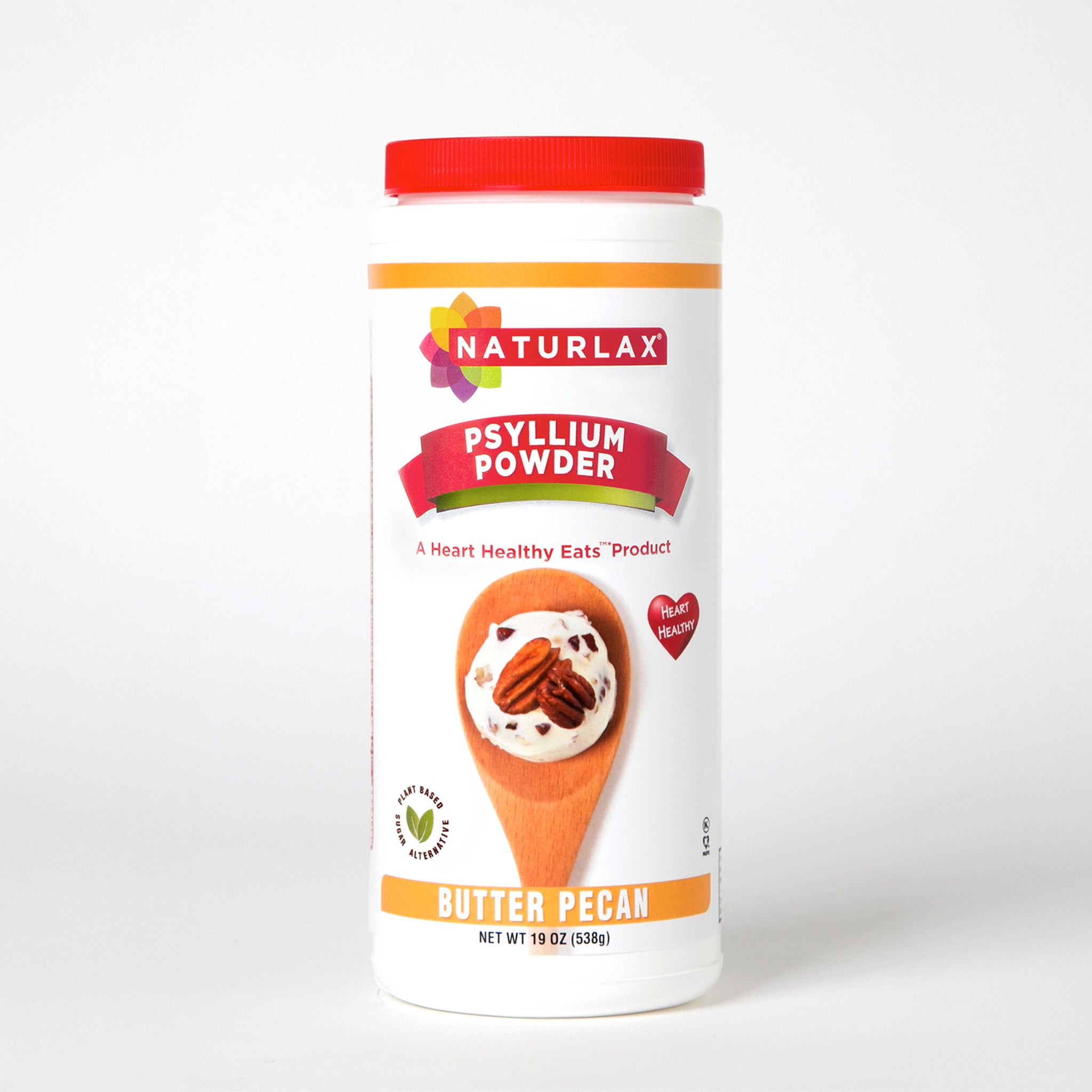 Butter Pecan Flavored Psyllium Husk Fiber Powder, Sugar-Free