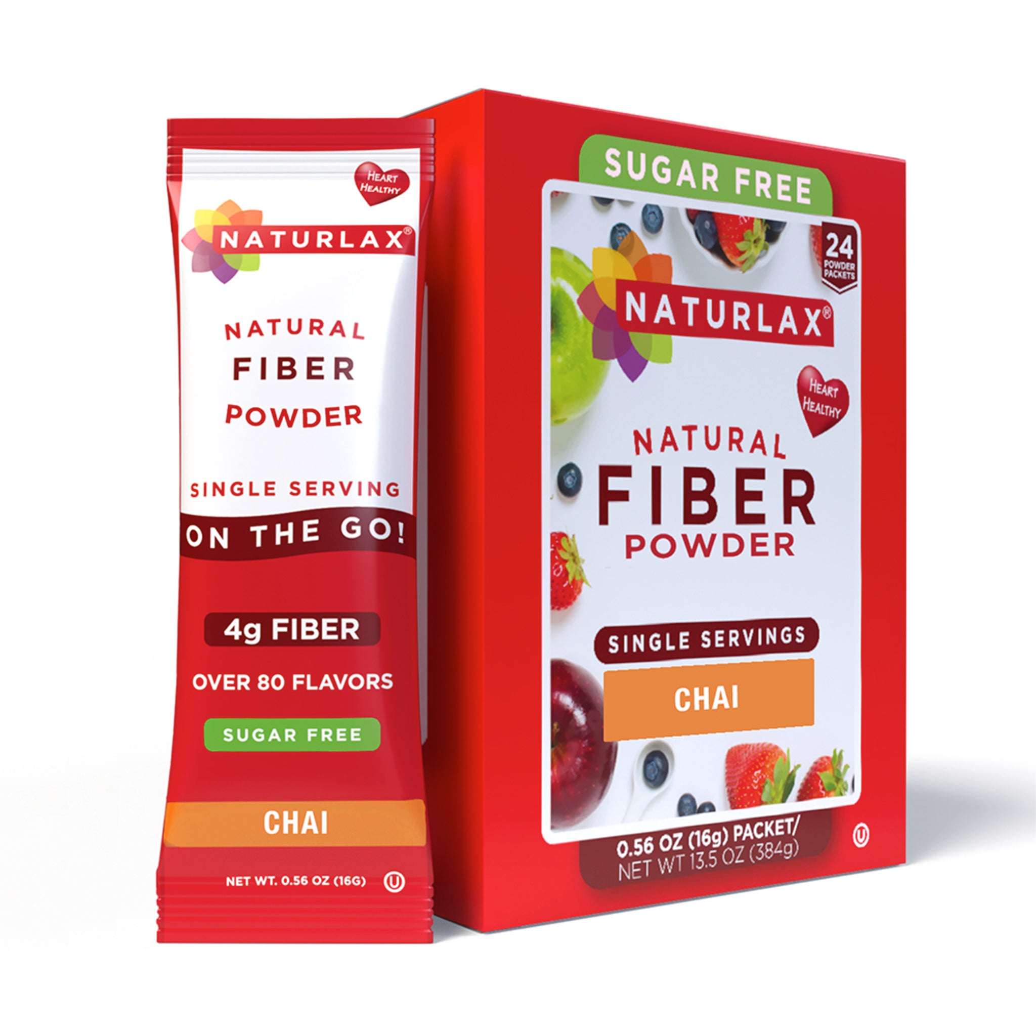 Chai Flavored Fiber Packets (24-Pack), Sugar-Free