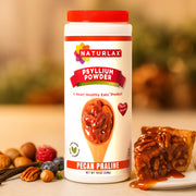 Pecan Praline Flavored Psyllium Husk Fiber Powder, Sugar-Free