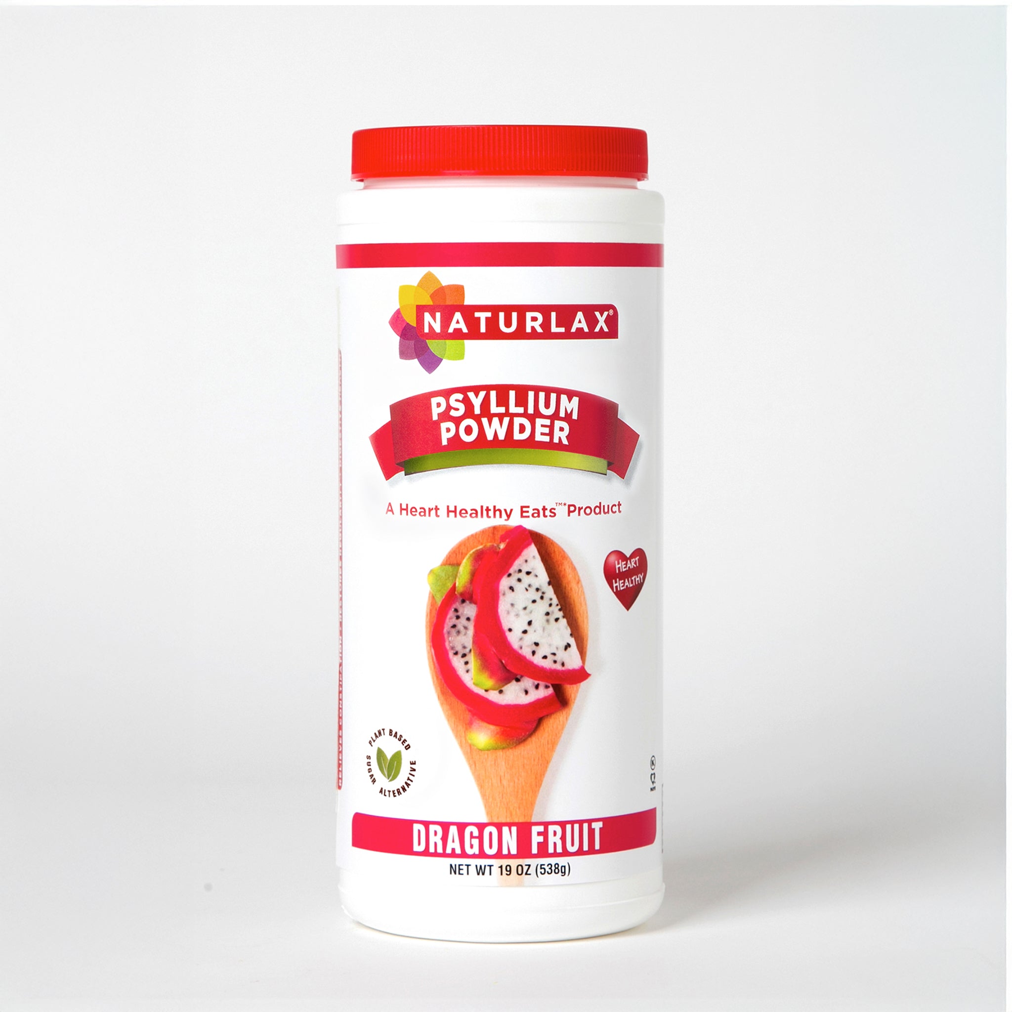 Dragon Fruit Flavored Psyllium Husk Fiber Powder, Sugar-Free
