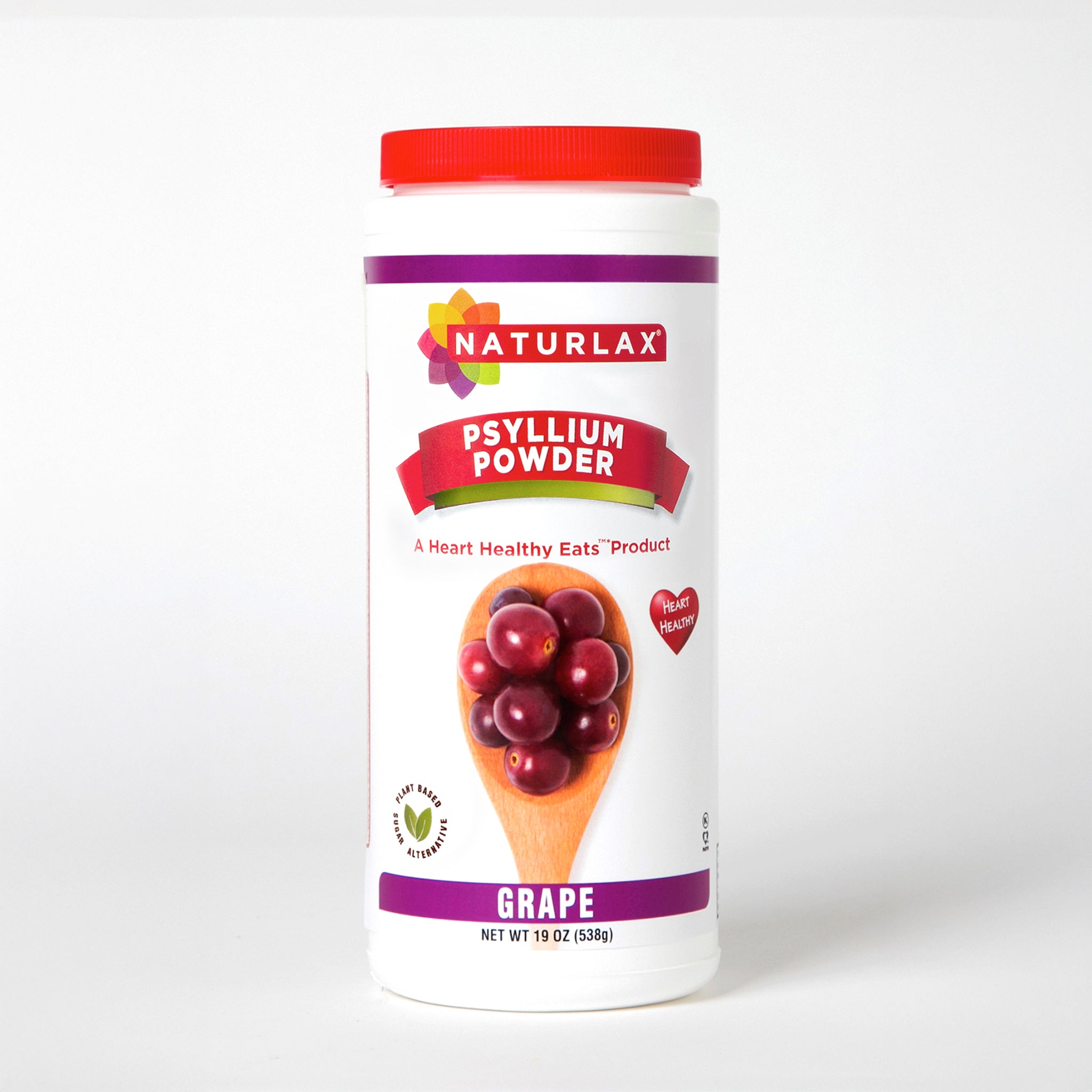 Grape Flavored Psyllium Husk Fiber Powder, Sugar-Free