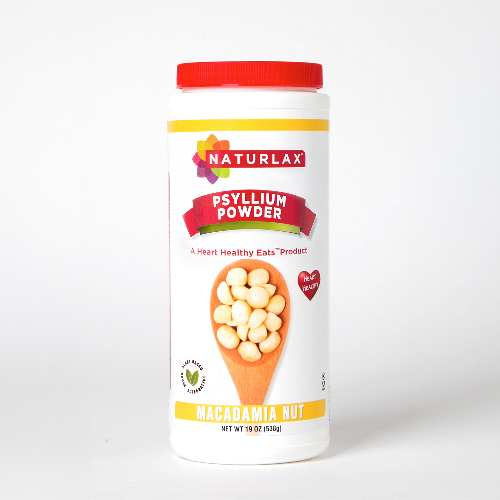 Macadamia Nut Flavored Psyllium Husk Fiber Powder, Sugar-Free