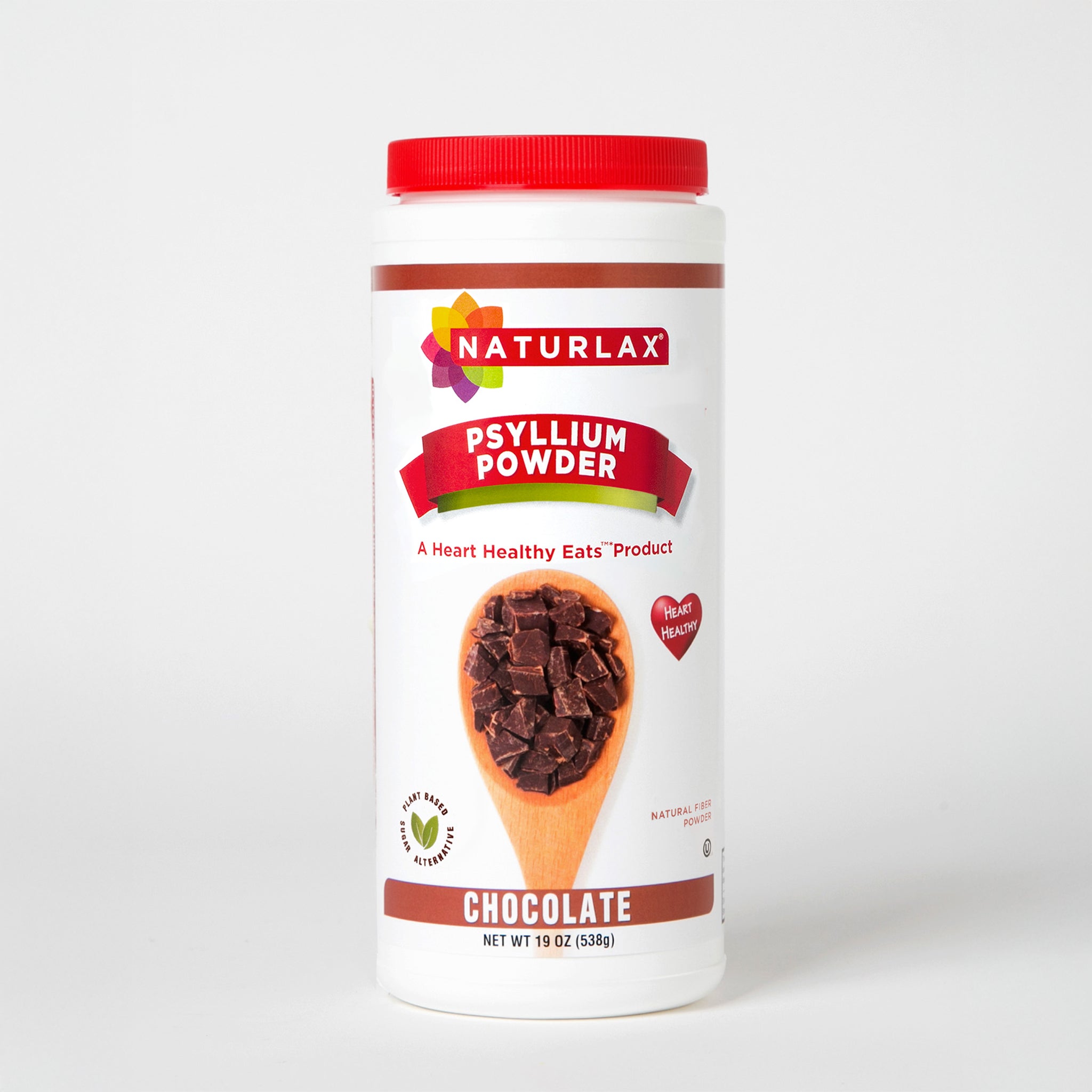 Chocolate Flavored Psyllium Husk Fiber Powder, Sugar-Free