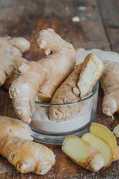 Ginger Flavored Psyllium Husk Fiber Powder, Sugar-Free