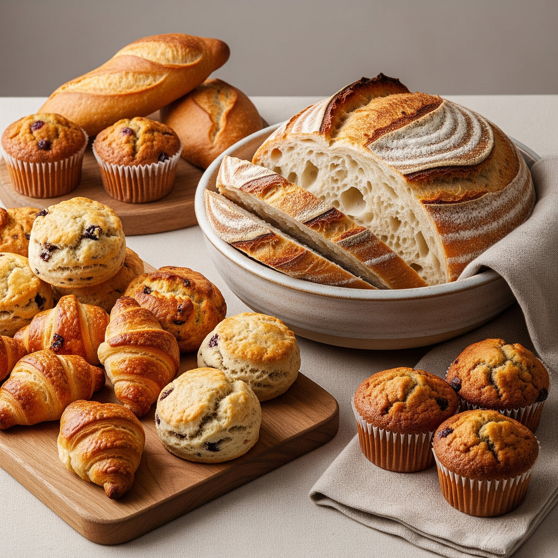 vegan and gluten free baked goods