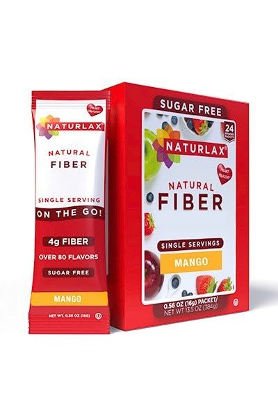 Mango Flavored Fiber Packets (24-Pack), Sugar-Free